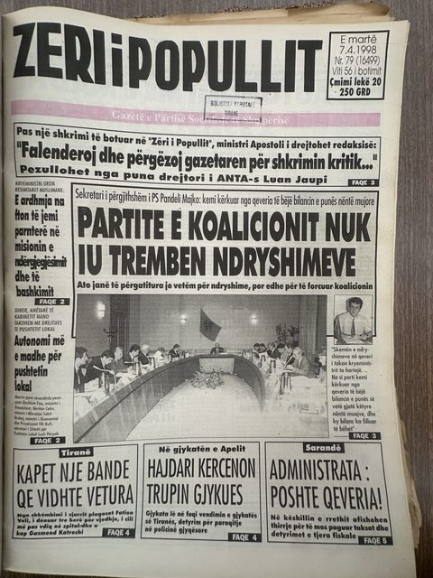 Zëri i Popullit 1998-04-07